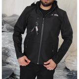 Taktikal Tactikal Softjel Içipolarlısıvı ve Rüzgar Geçirmez Outdoor Slimfit Mont - 01-Siyah