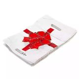 Takviyeli Kalın Baskılı El Geçme Beyaz Çanta Poşet Torba - 6 No - 60x70 Cm. - 500 Adet