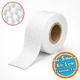 Takviyeli Lifli (5 Metre) En: 5 Cm Kalınlık: 3 Mm Cam Elyaf Ekzoz Sargı Bezi Isı Yalıtım Yanmaz Bant