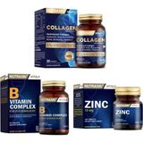 Takviyesi 30 Tablet + B Vitamin Complex 60 Tablet + (Zinc) Çinko Takviyesi 15 Mg 100 Tablet