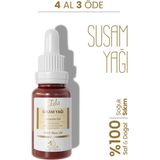 Tala Doğal Susam Yağı 20 ml Vücut Bakımı için Nemlendirici ve Sıkılaştırıcı Etki