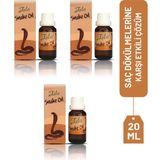 Tala Yılan Yağı 3 Lü Set 20 ml Saç Dökülmelerine Karşı Etkili Doğal Ürün