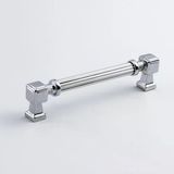 Talas 128 Mm Çizgili Krom Renk Metal Kulp Mobilya Çekmece Mutfak Dolabı Dolap Kulpları Kulb 22.4 Cm