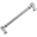 Talas 224 mm Çizgili Krom Renk Metal Kulp Mobilya Çekmece Mutfak Dolabı Dolap Kulpları Kulb 22.4 cm - 1