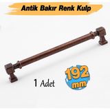 Talas Antik Bakır Metal 192 mm 19.2 cm Eskitme Mobilya Mutfak Çekmece Dolap Kulpu Kulbu Kulpları - 4