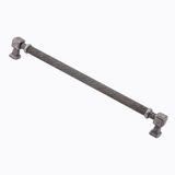 Talas Antik Gümüş 224 Mm Tırtıklı Metal Kulp Kapak Kulpu Dayanıklı Kulpları Mobilya Çekmece Dolap