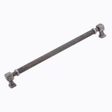 Talas Antik Gümüş 288 Mm Metal Tırtıklı Kulp Kulpları Mobilya Çekmece Dolap Kapak Kulpu Dayanıklı