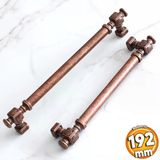 Talas Eskitme Antik Bakır Düz Metal 192 Mm 19.2 Cm Mobilya Mutfak Dolabı Dolap Kulpu Kulbu Kulpları