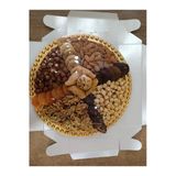 Talas Kuruyemiş Karışık Kuru Meyve Ve Kuruyemiş Tabağı Yuvarlak 1 Kg