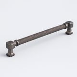 Talas Soft Füme Renk Metal Kulp 320 Mm Tırtıklı Kulpları Mobilya Çekmece Dolap Kapak Kulpu Dayanıklı