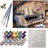 Tale Hobby Numaralı Kendin Boya Tablo Seti 40 x 50 cm Sanatsal Malzemeler ile Eğlenceli Hobi