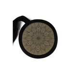 Talebe Sarığı - Siyah Kumaş - Yeşil Takke - Düz Sarım - Kuş Gözü - 7 metre (Züabeli), 57 Cm