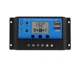Taled 10 Amper Güneş Paneli Akü Şarj Kontrol Cihazı 12-24 V Çift USB