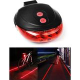 Taled Bisiklet LED Lazer Işığı Arka Stop Lambası Güvenlik Şeritli Fonksiyonel Model