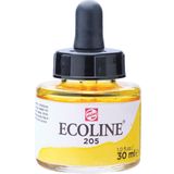 TALENS 11252051 Ecoline 30ml, Cam Şişe, Lemon Yellow