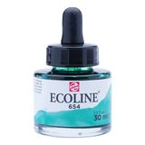 TALENS 11256541 Ecoline 30ml, Cam Şişe, Fir Green