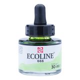 TALENS 11256661 Ecoline 30ml, Cam Şişe, Pastel Green