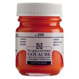 Talens 235 Orange 10x16 ml Cam Şişe Guaj Boya