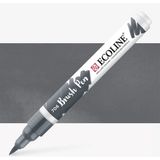 Talens 706 Brush Pen Deep Grey Ecoline Suluboya