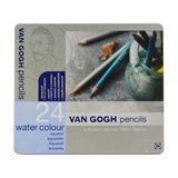 Talens 97740024 Van Gogh 24'lü Metal Kutu Sulu Boya Kalemi