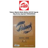 Talens A5 50 Yaprak 90 gr Üstten Spiralli Sketch Eskiz Defteri