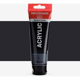 Talens Amsterdam Akrilik Boya 120 ml 702 Lamp Black Renkli Standart Seri Özellikli
