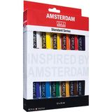 Talens Amsterdam Akrilik Boya 12'li Renkli Standart Serisi 20 ml Model 17820412