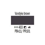 Talens Amsterdam Akrilik Boya 403 Vandyke Brown 120 Ml Yüksek Işık Haslığına Sahip Güçlü Pigment