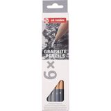 Talens : Art Creation Grafit Kalem Seti : 6 Dereceli Kalem - HB - 8B