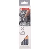 Talens Art Creation Graphite Pencils 6'lı Dereceli Kalem Seti / 9028106M