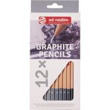 Talens Art Creation Graphite Pencils Dereceli Karakalem Eskiz Çizim Seti 12'li