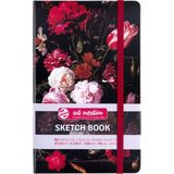 Talens : Art Creation Sert Kapaklı Eskiz Defteri : Flowers (80 Sayfa - 140 Gr) - 13 x 21 cm