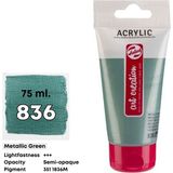 Talens Artcreation Akrilik Boya 75ML - N:836 Metal. Green