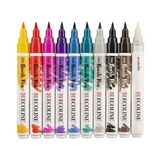Talens Ecoline Brush Pen 10 Renk Handlettering Fırça Uçlu Çizim Kalemi Seti