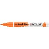 Talens Ecoline Brush Pen 237 Deep Orange Fırça Uçlu Çizim Kalemi