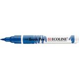 Talens Ecoline Prussian Blue Fırça Uçlu Sulu Boya Kalemi