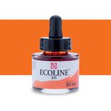 Talens Ecoline Sıvı Vermilion 311 30 ML Sulu Boya Mürekkep