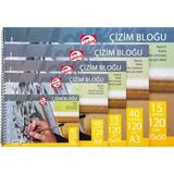 Talens Eskiz Çizim Defteri Resim Bloğu 120 gr 15 yp 25x35 cm.