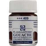 Talens Gouache Jar 16ml Guaj Boya, Burnt Umber, 409 8712079055387