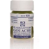 Talens Gouache Jar Guaj Boya 16ML Olive Green (10 Lu Paket) - Yok