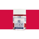 Talens Guaj 16 ml Renkli Boya Carmine 318 Standart Ölçü ile Yüksek Pigment İçerir