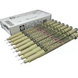 Talens Sakura Pigma Micron Teknik Ve İllüstrasyon Çizim Kalemi Siyah 003 0,15Mm (12 Li Paket)