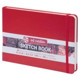 Talens Sketch Book Sert Kapaklı Eskiz Defteri 140Gr. 14.8X21cm 80 Yp. Kırmızı