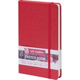 Talens Sketchbook Sert Kapak Eskiz Çizim Defteri 13 x 21 cm A5 140 gr 80 Yaprak Kırmızı