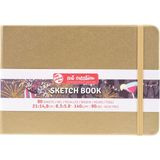 Talens Sketchbook Sert Kapak Eskiz Çizim Defteri 15X21 cm 140 gr 80 Yaprak Metalik Altın