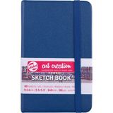 Talens Sketchbook Sert Kapak Eskiz Çizim Defteri 9 x 14 cm 140 gr 80 Yp Navy Blue