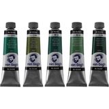 Talens Van Gogh Yağlı Boya 40ML - Yeşil Renk Tonları 5'li Set 2 - Karışık Renk