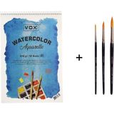 Talens Vangogh 191 Sulu Boya Fırça Seti ve Vox Defter A5 315GR - Karışık-Çok Renkli - standart