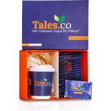 Talesco Tales.co Hindiba Kahvesi Doğal, Kafeinsiz, Pratik Içim Özel Bardak Hediyeli Premium Set - 90 gr