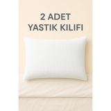 Talia Home 2 Adet Kapitone Desenli Hava Geçirgen Özellikte Yastık Kılıfı Alez - 50x70cm